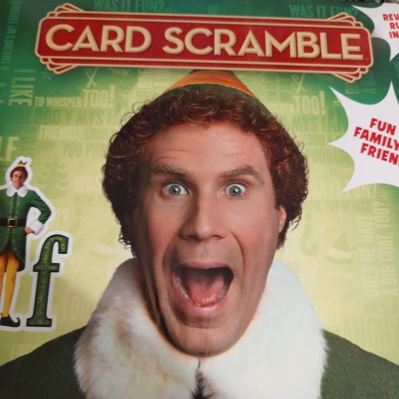 Holiday spirit with Christmas Elf The Movie Card Scramble Board game sealed - Picture 1 of 8